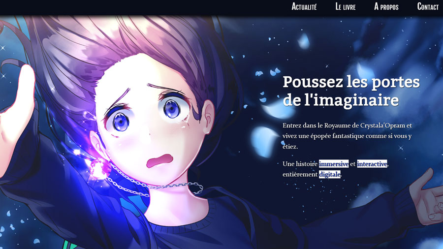 Progress of the website